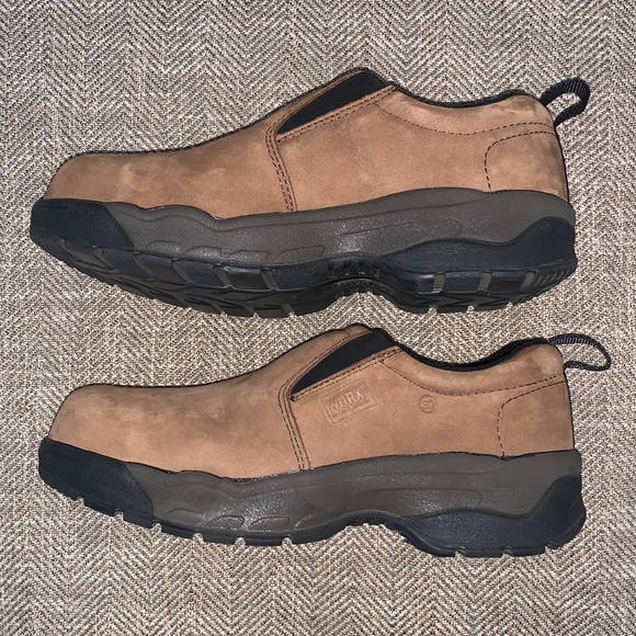 EUC Worx/Red Wing Steel Toed Shoes Size 8.5WW. - Picture 3 of 10